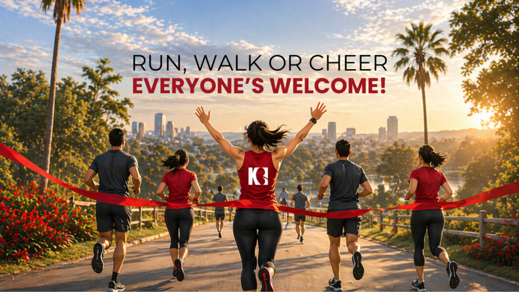 Runners beginning at the start line